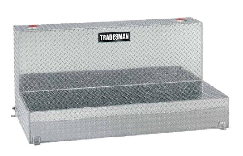 Tradesman Aluminum Full Size Rectangular Liquid Storage Tank - Brite - Burkken Auto Parts