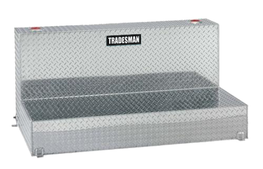 Tradesman Aluminum Full Size Rectangular Liquid Storage Tank - Brite - Burkken Auto Parts