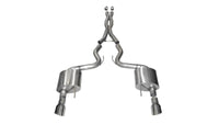 Corsa 2015-2017 Ford Mustang GT 5.0 3in Cat Back Exhaust Polish Dual 4.5in Tip (Xtreme) - Burkken Auto Parts