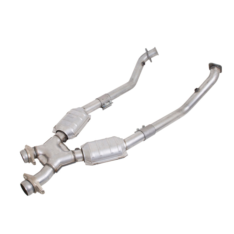 BBK 99-04 Mustang 4.6 GT / Cobra High Flow X Pipe With Catalytic Converters - 2-1/2 - Burkken Auto Parts