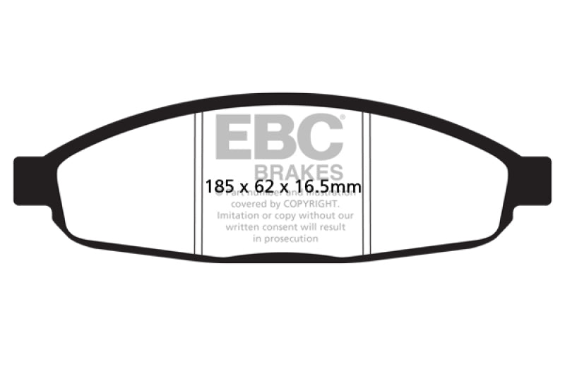 EBC 05-07 Chrysler Pacifica 3.5 Greenstuff Front Brake Pads - Burkken Auto Parts