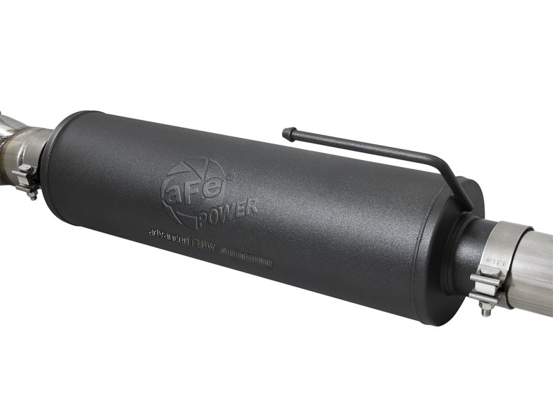 aFe MACH Force-Xp 3in to 3-1/2in 304 SS Cat-Back Exhaust w/Black Tip 17-18 Ford F-150 Raptor V6 3.5L - Burkken Auto Parts