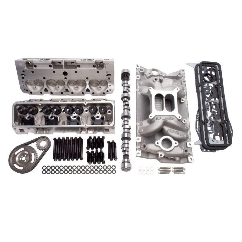 Edelbrock 435Hp Total Power Package Top-End Kit for Use On 1987 And Later SB-Chevy w/ Oe Lifters - Burkken Auto Parts