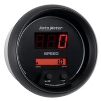 Autometer Sport-Comp Black 3 3/8in 160 MPH Digital Speedo Gauge - Burkken Auto Parts