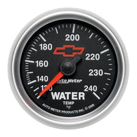 Autometer Sport-Comp II 2-1/16in 120-240 Deg Mechanical Water Temp Gauge - Bowtie Black - Burkken Auto Parts