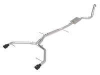 aFe 17-19 Audi A4 (B9) MACH Force-Xp 3in to 2.5in 304 SS Cat-Back Exhaust System-Dual SS Tips - Burkken Auto Parts