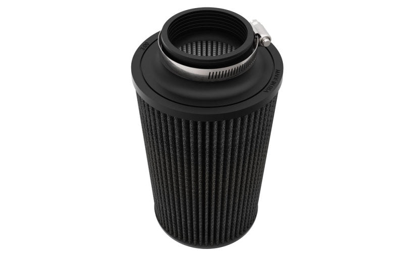 K&N Universal Round Clamp-On Air Filter 3in ID 9in Height 6in Base OD 5.25 Top OD - Burkken Auto Parts