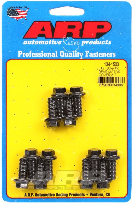 ARP LS1/LS2 Hex Rear Motor Cover Bolt Kit - Burkken Auto Parts