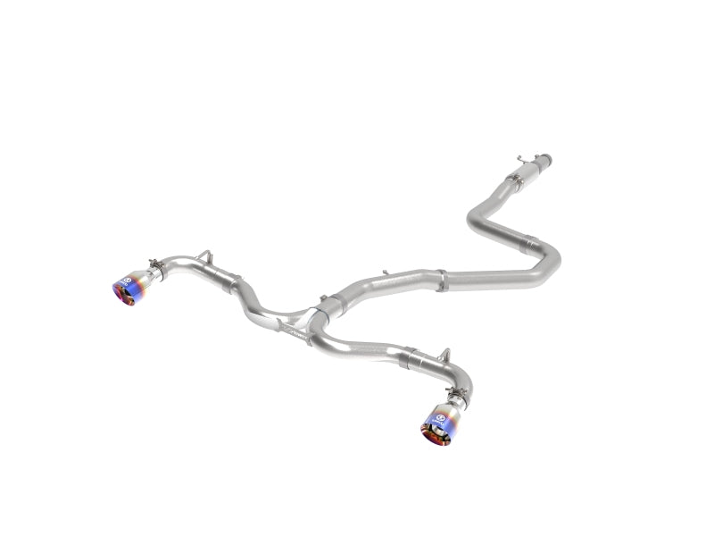 aFe Takeda 304SS Cat-Back Exhaust w/Blue Flame Tips 2018 Hyundai Elantra GT Sport I4 1.6L (t) - Burkken Auto Parts