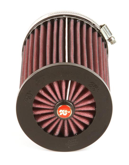 K&N Universal X-Stream Clamp-On Round Air Filter 3.531in Flg ID/4in OD/5.969in H - Burkken Auto Parts
