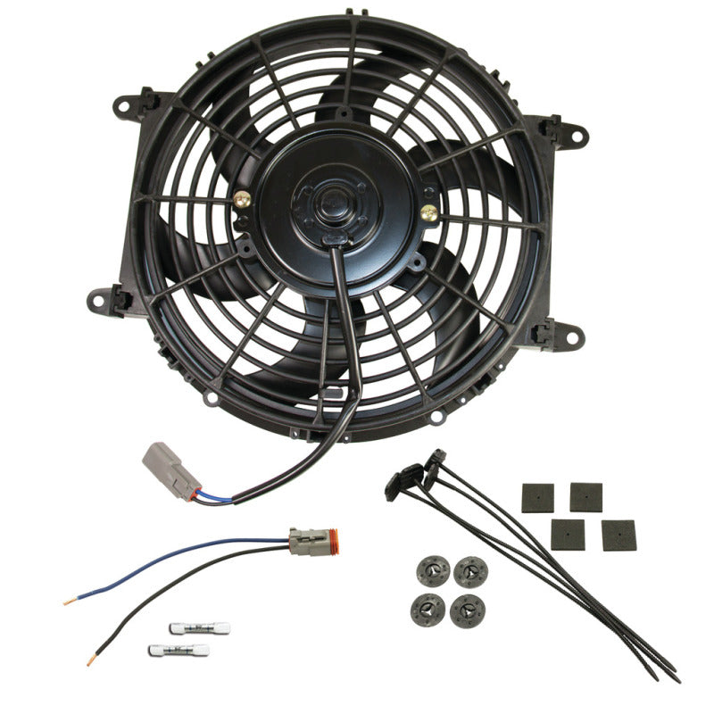 BD Diesel Universal Transmission Cooler Electric Fan Assembly - 10 inch 800 CFM - Burkken Auto Parts