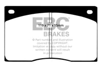 EBC 93-97 Aston Martin DB7 3.2 Supercharged Greenstuff Front Brake Pads - Burkken Auto Parts