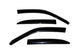 AVS 98-02 Mazda 626 Ventvisor Outside Mount Window Deflectors 4pc - Smoke - Burkken Auto Parts