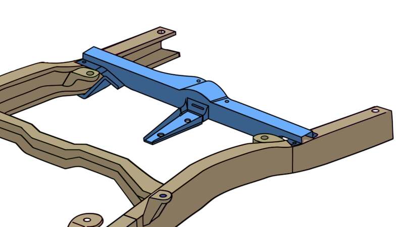 Rustbuster Spare Tire Crossmember