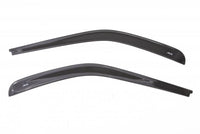AVS 07-18 Jeep Wrangler (2 Door Only) Ventvisor Low Profile Window Deflectors 2pc - Smoke - Burkken Auto Parts