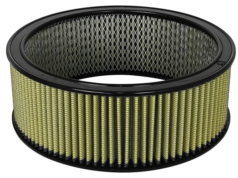 aFe MagnumFLOW Air Filters Round Racing PG7 A/F RR PG7 14OD x 12ID x 5H IN with E/M - Burkken Auto Parts