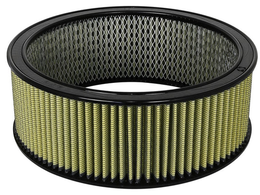 aFe MagnumFLOW Air Filters Round Racing PG7 A/F RR PG7 14OD x 12ID x 5H IN with E/M - Burkken Auto Parts