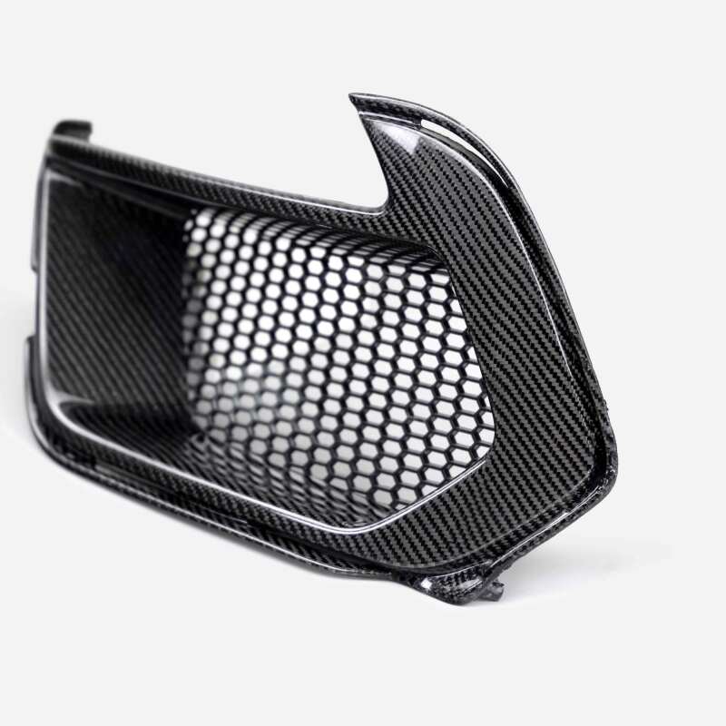 Anderson Composites 21-22 Ford Mustang Mach 1 Carbon Fiber Air Duct Bezels - Burkken Auto Parts