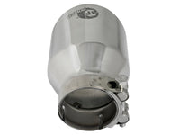 aFe MACH Force-Xp 304 SS Clamp-On Exhaust Tip 2.5in. Inlet / 4in. Outlet / 6in. L - Polished - Burkken Auto Parts