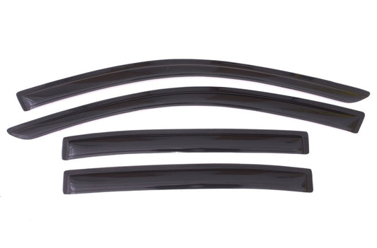 AVS 13-17 Honda Accord Ventvisor Outside Mount Window Deflectors 4pc - Smoke - Burkken Auto Parts