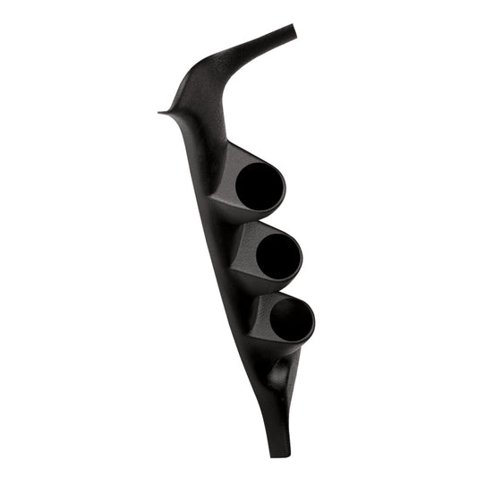 Autometer 92-97 Ford F Series (exc 97 F-150) Triple Pillar - Black - Burkken Auto Parts