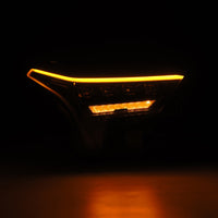 AlphaRex 22-23 Toyota Tundra NOVA-Series Headlights Alpha-Black w/Amber DRL - Req 810029 OR 810030 - Burkken Auto Parts