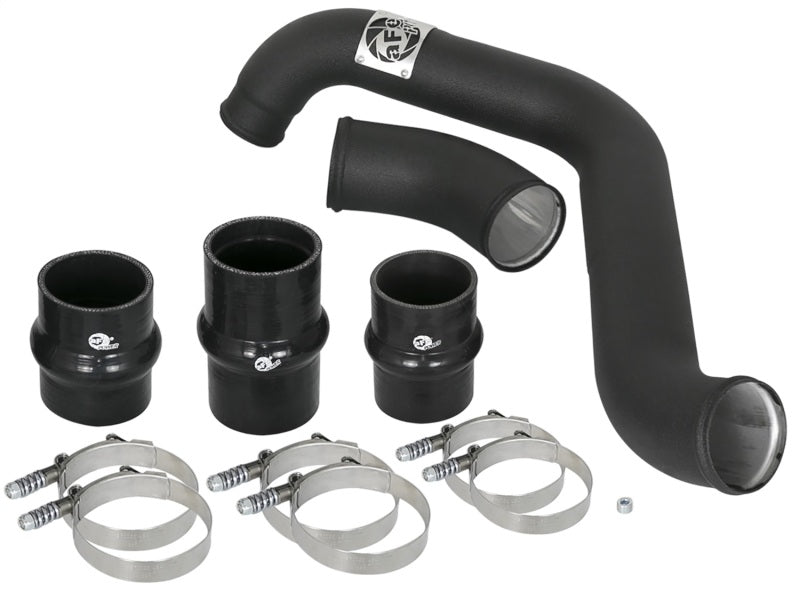 aFe Bladerunner Intercooler Tube Hot Side 3in 17-18 GM Diesel Trucks V8-6.6L (td) L5P - Black - Burkken Auto Parts