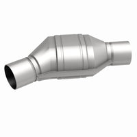 MagnaFlow Conv Univ 2in Inlet/Outlet Angled Offset/Center Oval (California) - Burkken Auto Parts