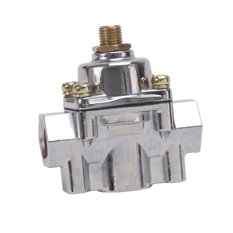 Edelbrock Fuel Regulator 1-4 PSI Chrome - Burkken Auto Parts