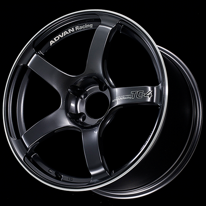 Advan TC4 18x7.5 / +48 Offset / 5x112 / 66.5mm Bore / Racing Gunmetallic and Ring - Burkken Auto Parts