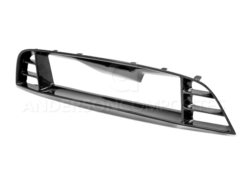Anderson Composites 10-14 Ford Mustang/Shelby GT500 Front Upper Grille (w/o Spot for Cobra Emblem) - Burkken Auto Parts