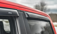 AVS 02-06 Cadillac Escalade EXT Ventvisor Outside Mount Window Deflectors 4pc - Smoke - Burkken Auto Parts