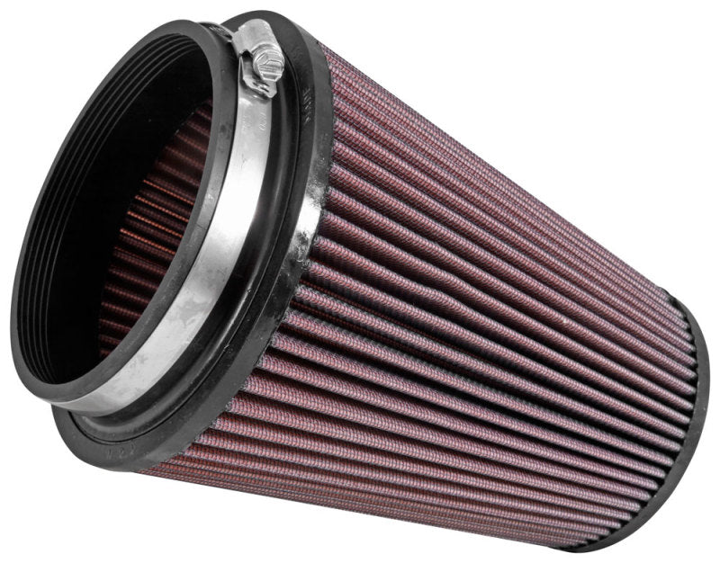 K&N Filter Universal Clamp-On Air Filter 5in Flange / 6-1/2in Base / 4-3/8in Top / 8in Height - Burkken Auto Parts