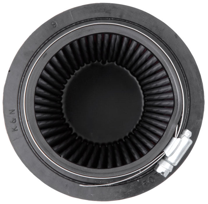 K&N Universal Rubber Filter Round Tprd 3.313in Flange ID x 4.75in Base OD x 3.5in Top OD x 6.5in H - Burkken Auto Parts