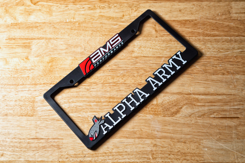 AMS Performance AMS / Alpha Army License Plate Frame - Burkken Auto Parts