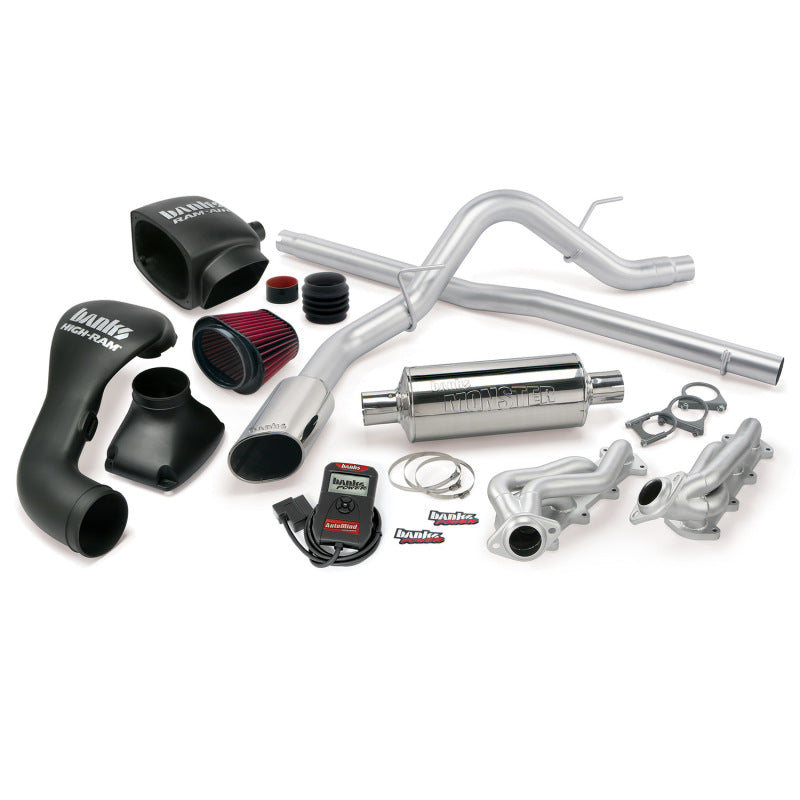 Banks Power 06-08 Ford 5.4L F-150 CCMB PowerPack System - SS Single Exhaust w/ Chrome Tip - Burkken Auto Parts