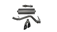 Corsa 14-19 GMC Sierra/Chevy Silv 1500 Reg. Cab/Std. Bed 5.3L V8 Black Sport Single Side CB Exhaust - Burkken Auto Parts