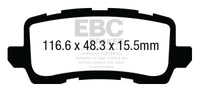 EBC 13+ Acura RLX 3.5 Greenstuff Rear Brake Pads - Burkken Auto Parts