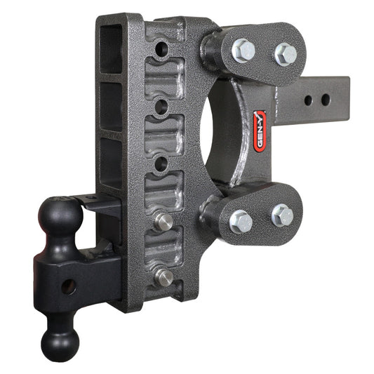 Gen-Y The Boss Torsion-Flex 3in Shank 9in Drop 32K Hitch w/GH-0161 Dual-Ball/GH-0162 Pintle Lock