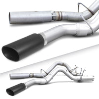 Banks Power 17+ GM Duramax L5P 2500/3500 Monster Exhaust System - SS Single Exhaust w/ Black Tip - Burkken Auto Parts