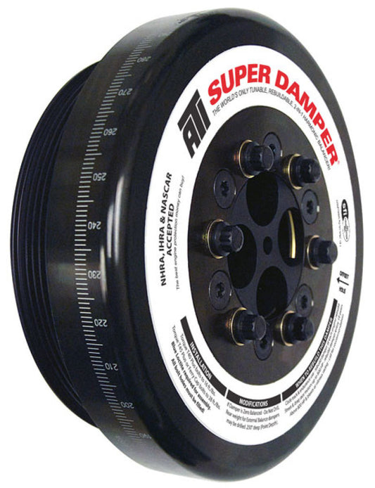 ATI Damper - 8.074in - Steel - 8 Grv - Cummins - 4BT - 6BT - 3.9L - 5.9L - 3 Ring - Diesel - Burkken Auto Parts