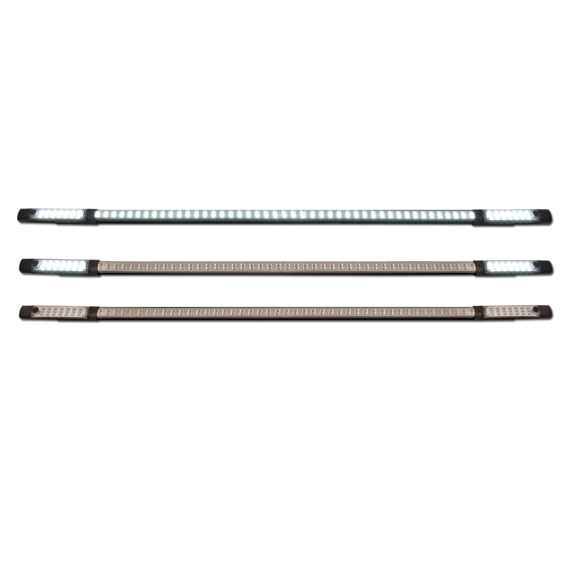 ANZO Bed Rail Lights Universal LED Utility Bar Chrome - Burkken Auto Parts