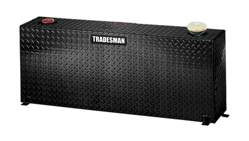 Tradesman Steel Rectangular Liquid Storage Tank (Full Size) - Black - Burkken Auto Parts