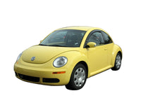 AVS 98-10 Volkswagen Beetle Ventvisor Outside Mount Window Deflectors 2pc - Smoke - Burkken Auto Parts