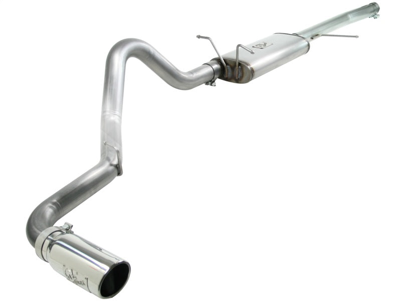 aFe MACHForce XP Exhaust Cat-Back 3in SS-409 w/ Polished Tip 97-03 Ford F-150 V8 4.6/5.4L - Burkken Auto Parts