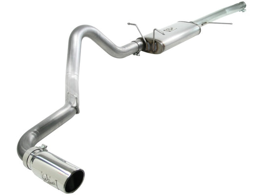 aFe MACHForce XP Exhaust Cat-Back 3in SS-409 w/ Polished Tip 97-03 Ford F-150 V8 4.6/5.4L - Burkken Auto Parts