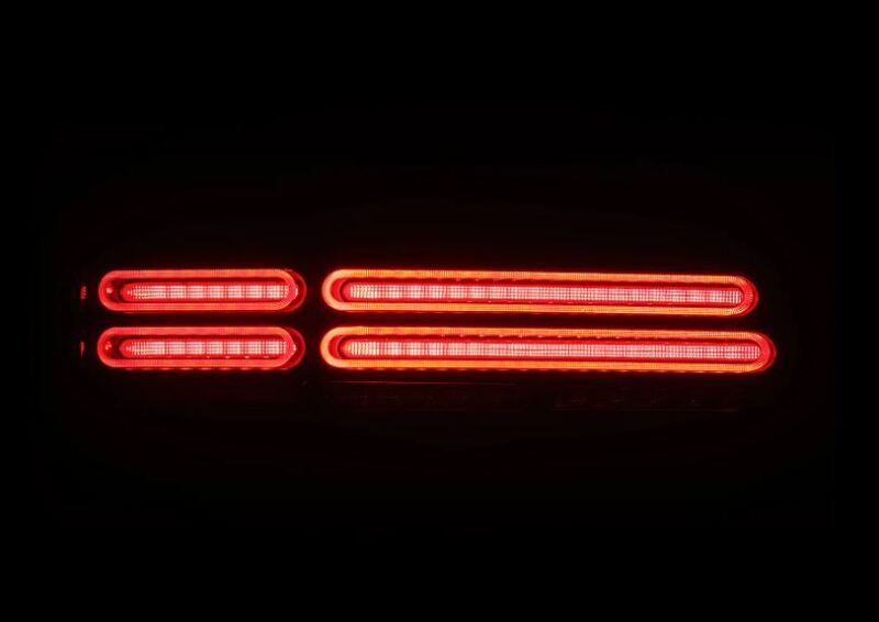 AlphaRex 23-25 Nissan Z Nova-Series Quad-Loop Style Prismatic LED Tail Lights - Alpha Black - Burkken Auto Parts