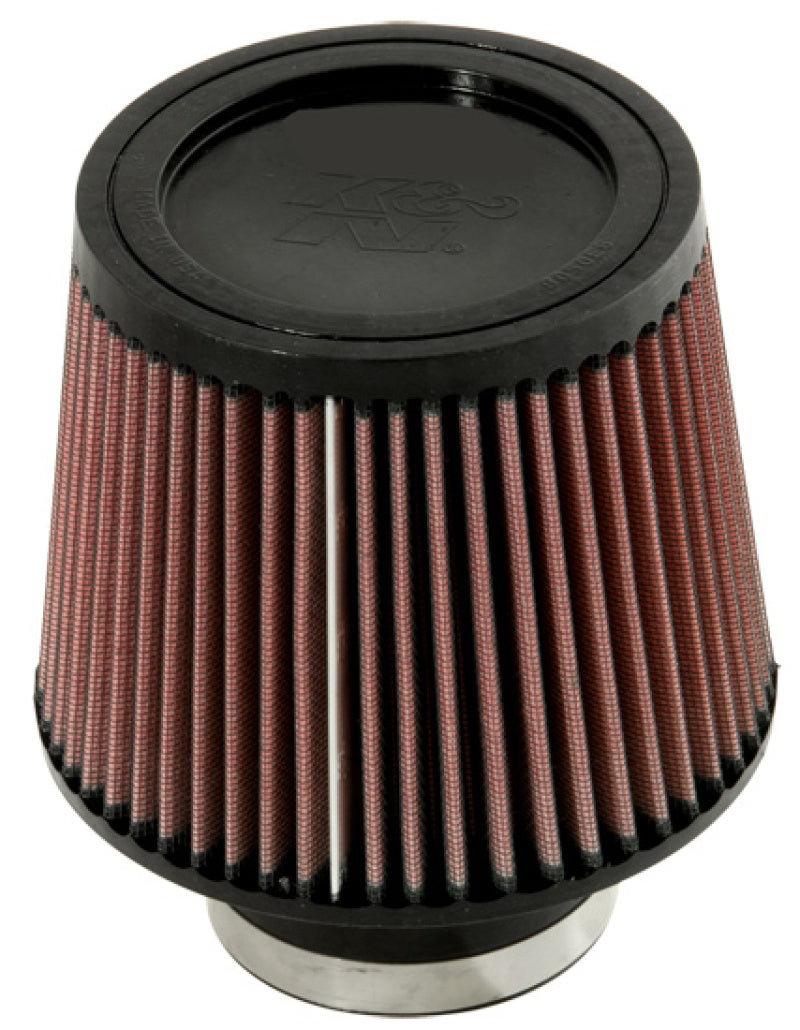 K&N Universal Rubber Filter-Round Tapered 3in Flange ID x 6in Base OD x 6in Top OD x 5in H - Burkken Auto Parts