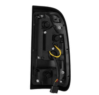 AlphaRex 97-03 Ford F150 / 99-16 Ford F250/F350/F450/F550 LUXX-Series LED Tail Lights - Black/Red - Burkken Auto Parts