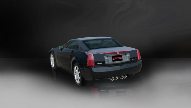 Corsa 2004-2008 Cadillac XLR 4.6L Polished Sport Cat-Back Exhaust - Burkken Auto Parts